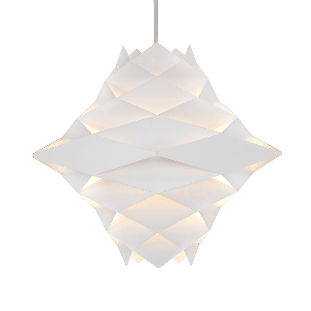 Design Lampe Symfoni 501 hvid preben dal lys front