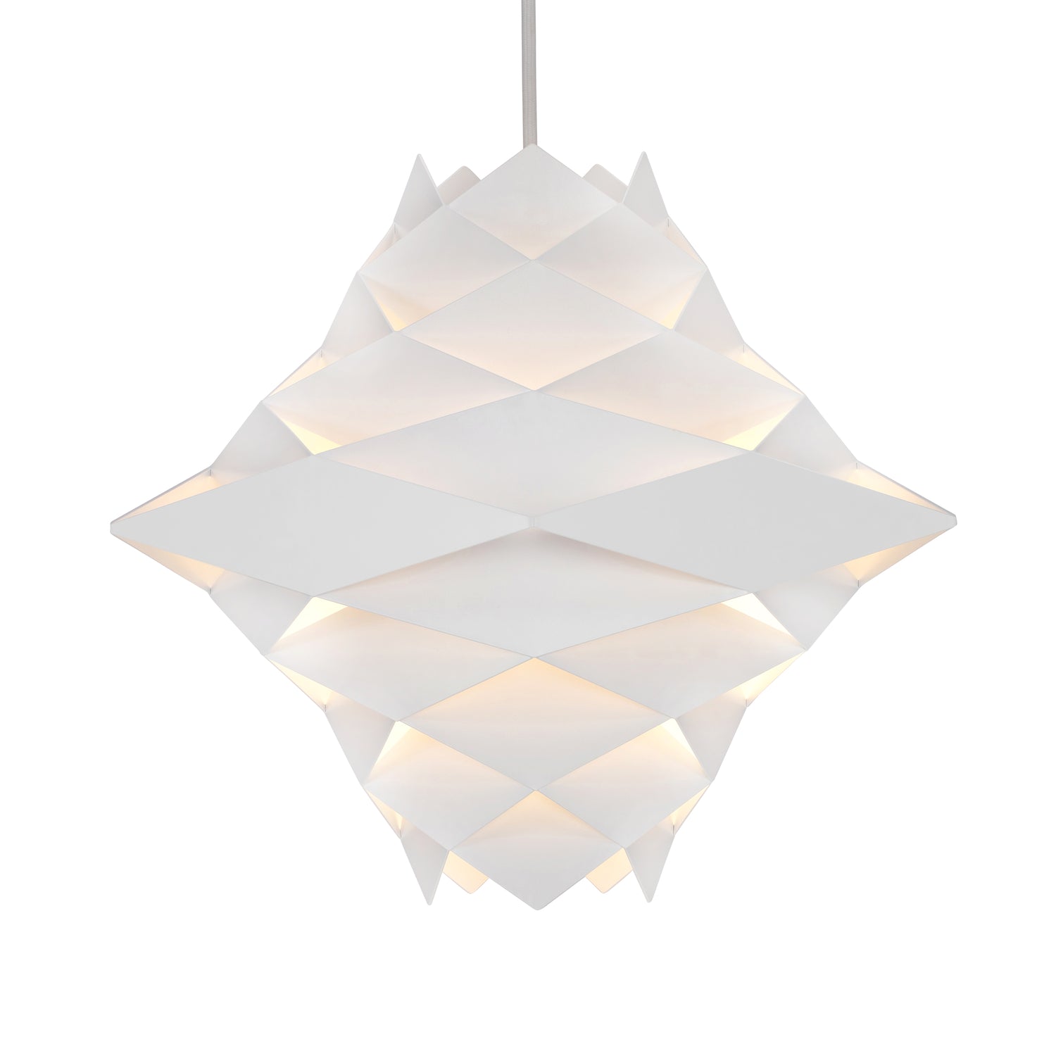 Design Lampe Symfoni 501 hvid preben dal lys front